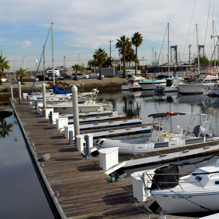 boats in the dock yard