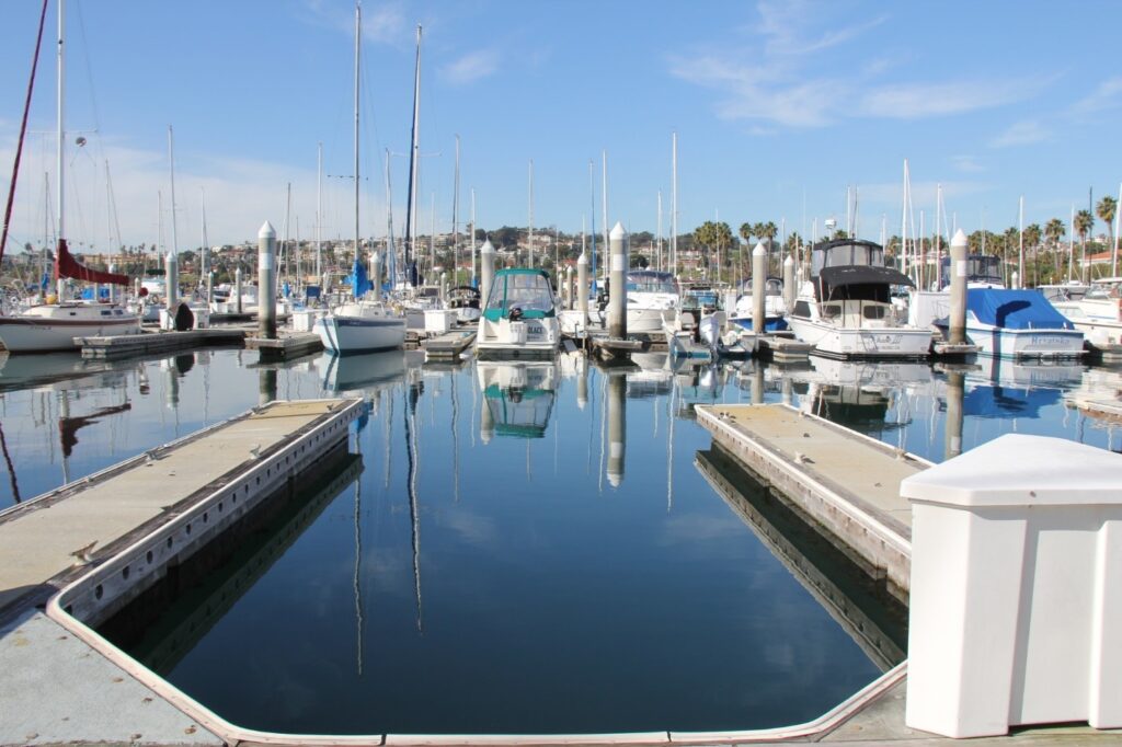 boat slip and dock